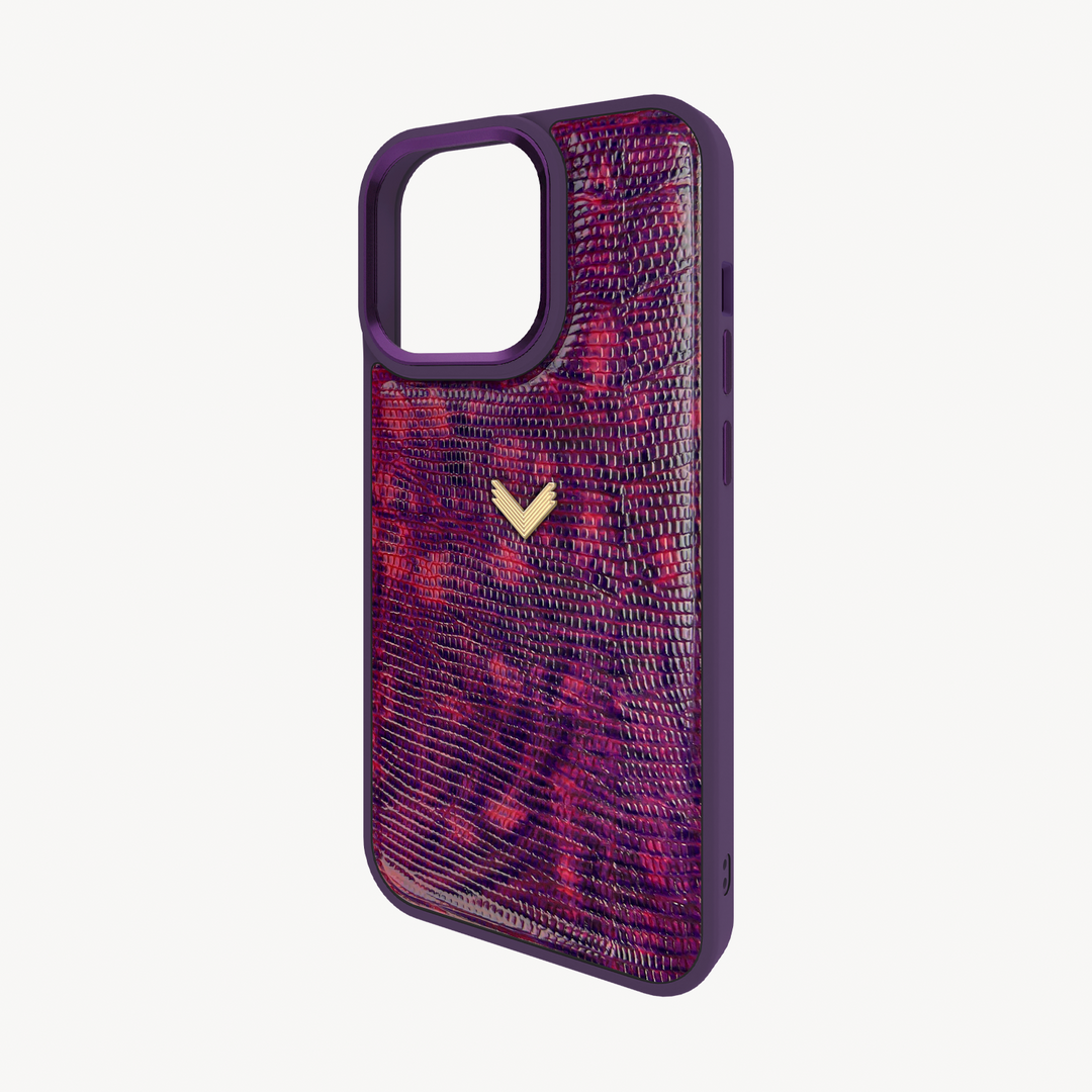 Husa Telefon iPhone 14 Pro, Piele Vitel, Textura Lizard