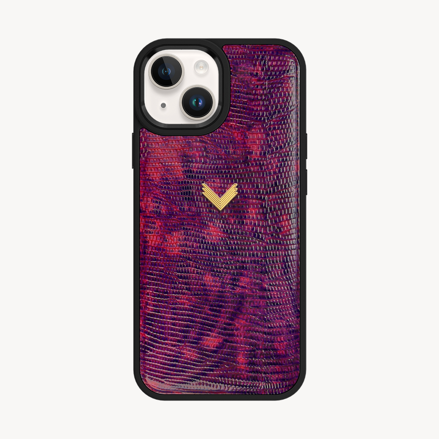 Husa Telefon iPhone 14, Piele Vitel, Textura Lizard