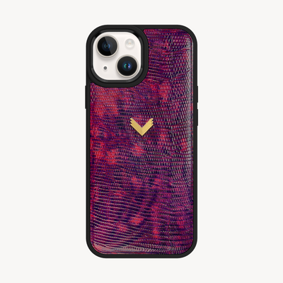 Husa Telefon iPhone 14, Piele Vitel, Textura Lizard