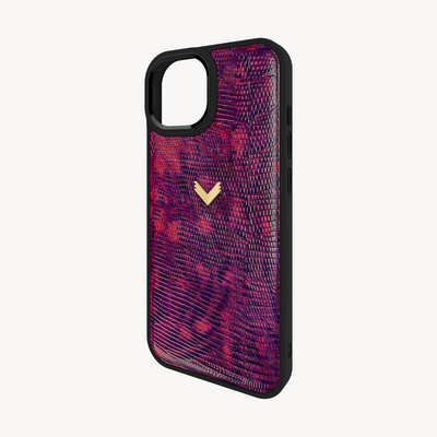Husa Telefon iPhone 15 Plus, Piele Vitel, Textura Lizard