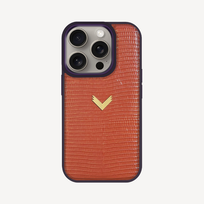 Husa Telefon iPhone 15 Pro, Piele Vitel, Textura Lizard