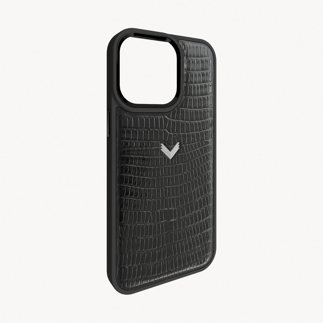 Husa Telefon iPhone 15 Pro Max, Piele Vitel, Textura Lizard