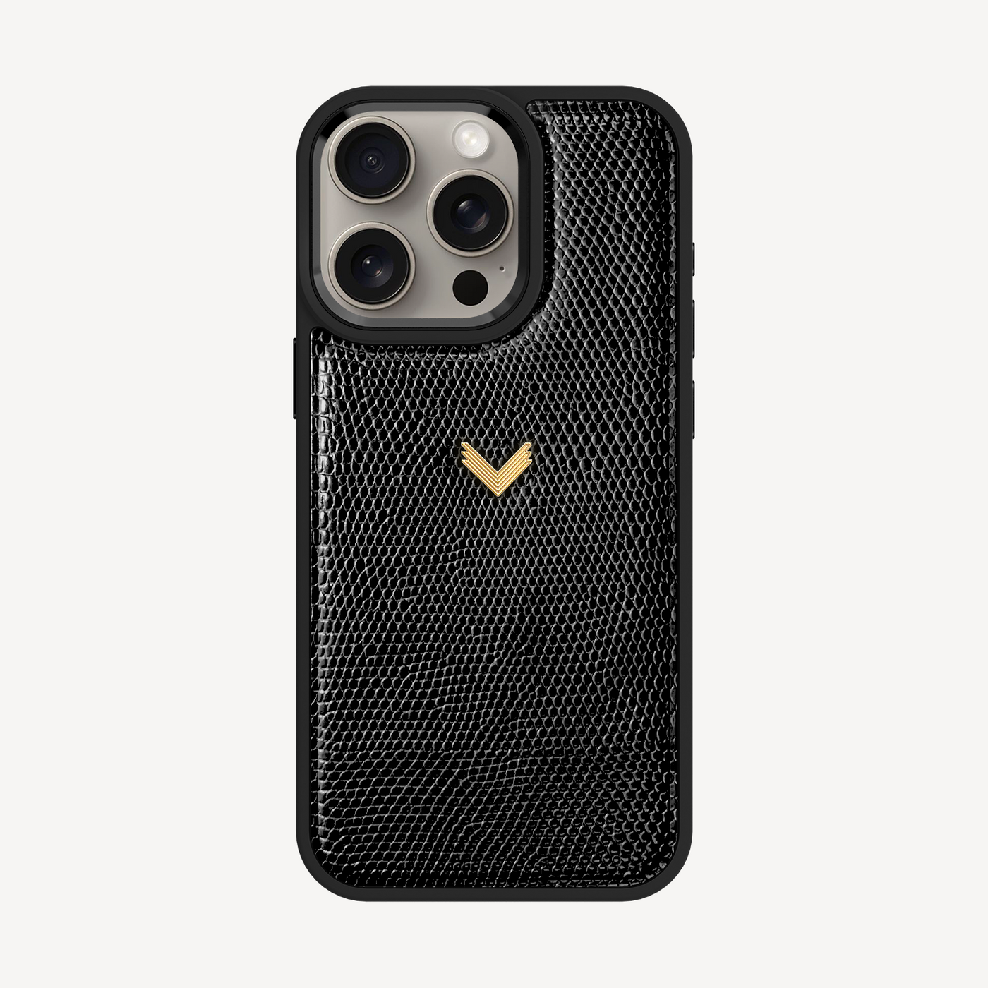 Husa Telefon iPhone 15 Pro, Piele Vitel, Textura Lizard