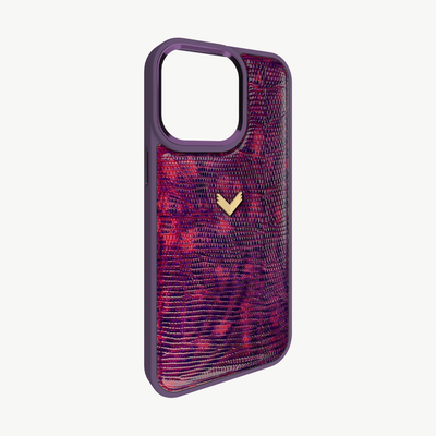 Husa Telefon iPhone 15 Pro Max, Piele Vitel, Textura Lizard