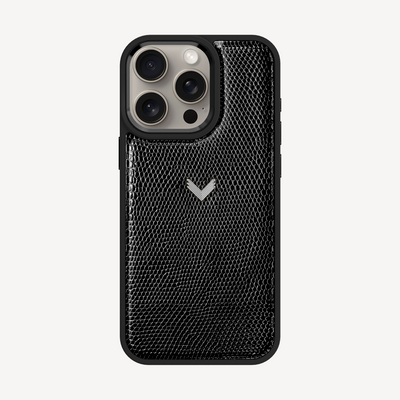 Husa Telefon iPhone 15 Pro Max, Piele Vitel, Textura Lizard