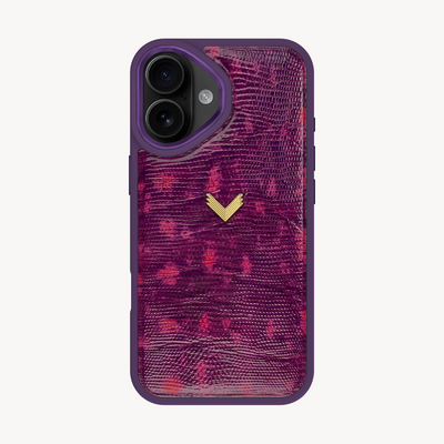 Husa Telefon iPhone 16 Plus, Piele Vitel, Textura Lizard