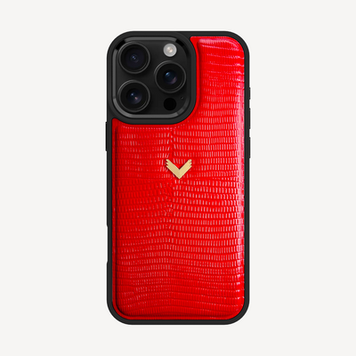 Husa Telefon iPhone 16 Pro, Piele Vitel, Textura Lizard
