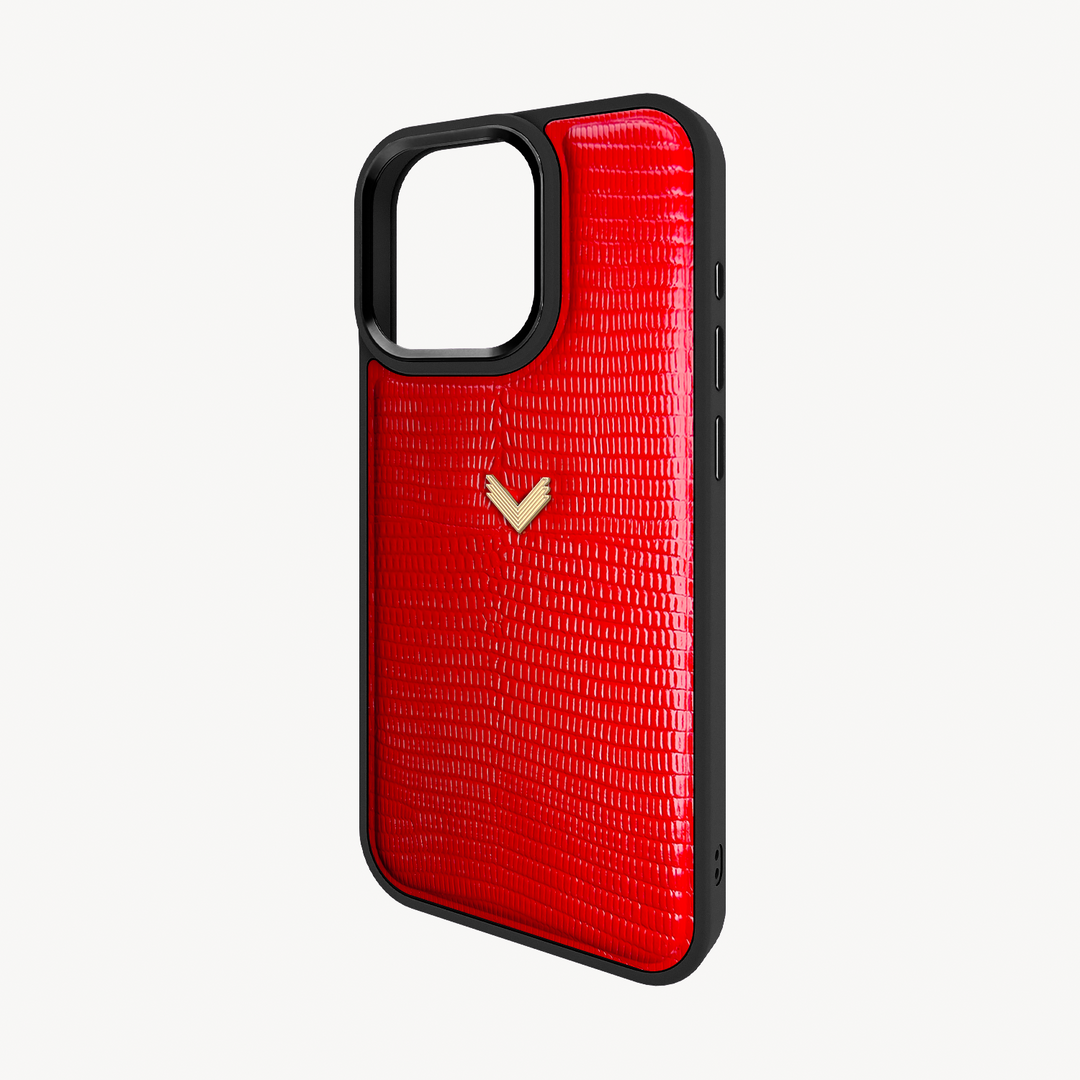 Husa Telefon iPhone 16 Pro Max, Piele Vitel, Textura Lizard