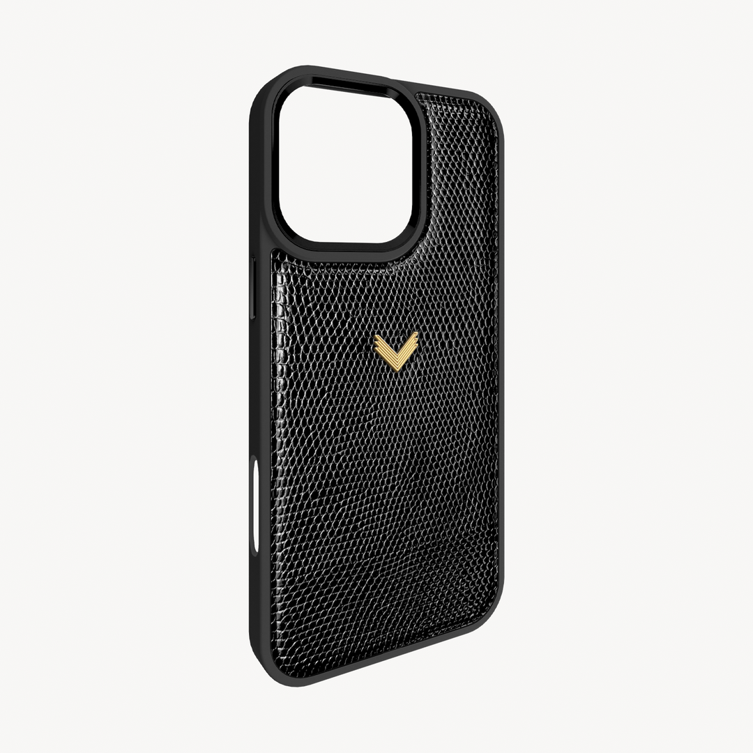 Husa Telefon iPhone 16 Pro, Piele Vitel, Textura Lizard