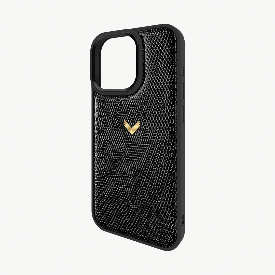 Husa Telefon iPhone 16 Pro, Piele Vitel, Textura Lizard