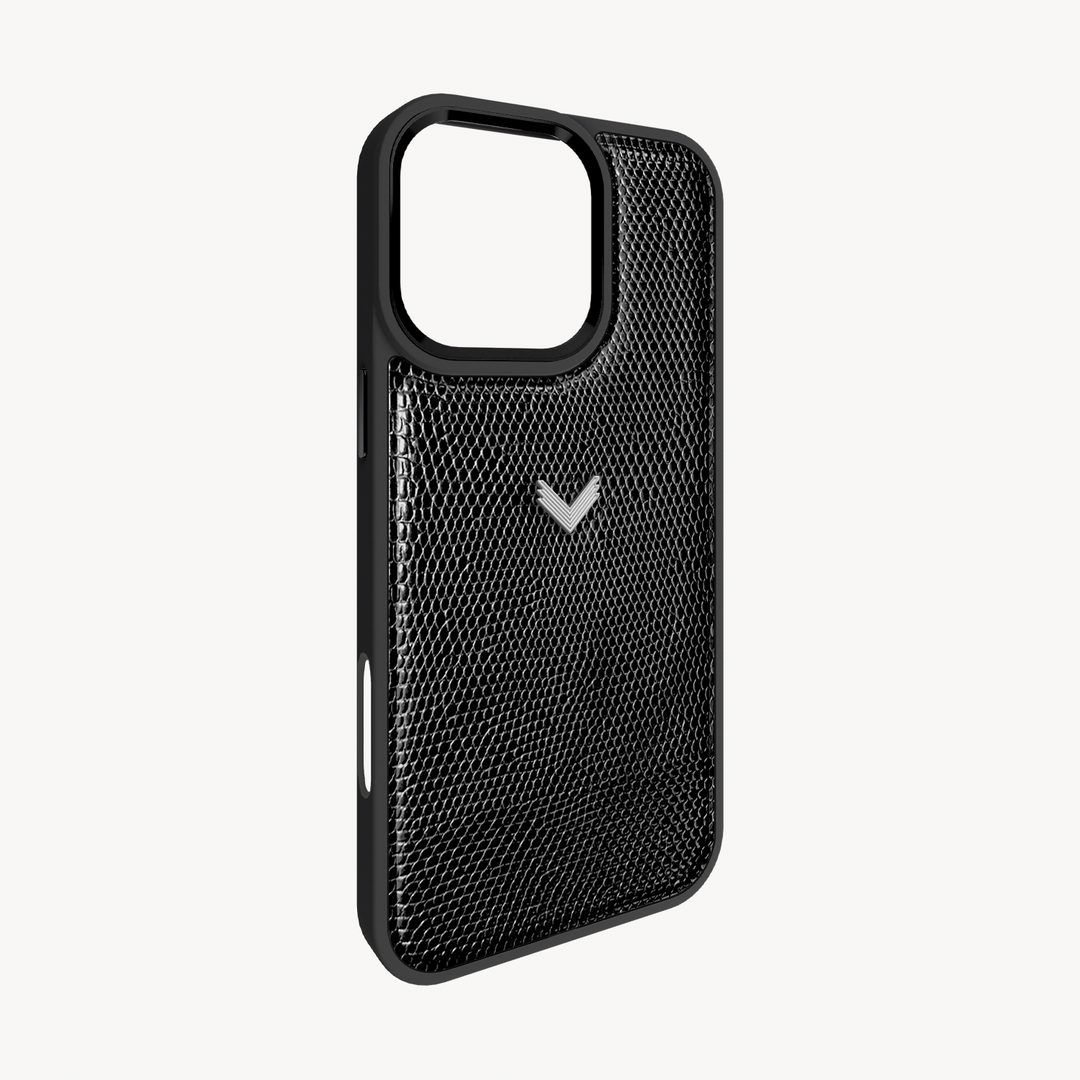 Husa Telefon iPhone 16 Pro, Piele Vitel, Textura Lizard