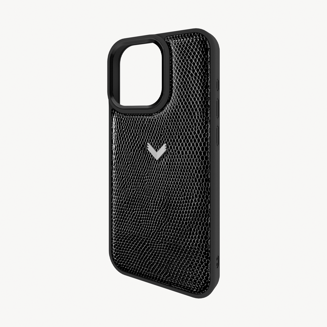 Husa Telefon iPhone 16 Pro, Piele Vitel, Textura Lizard
