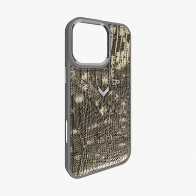 Husa Telefon iPhone 16 Pro Max, Piele Vitel, Textura Lizard