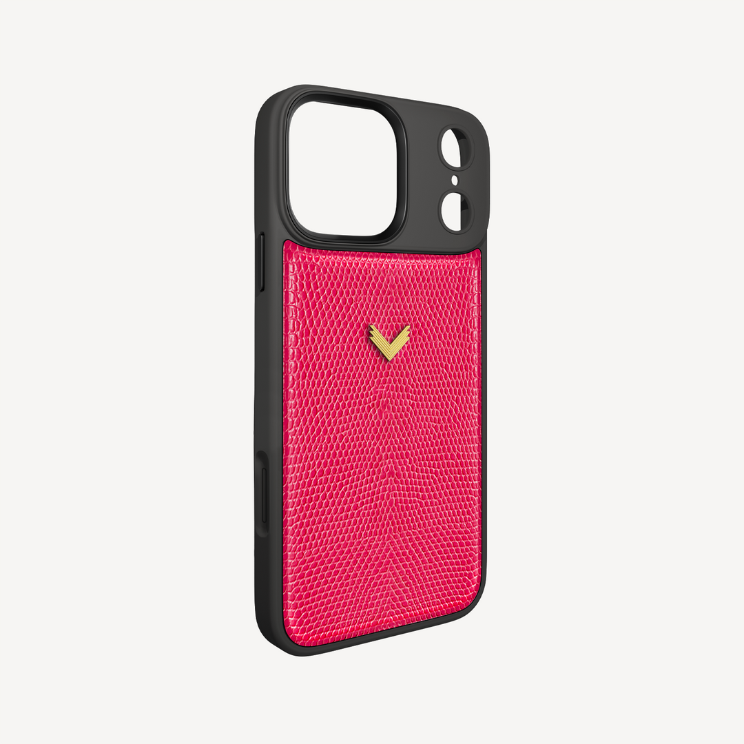 Husa Telefon iPhone 17 Pro, Piele Vitel, Textura Lizard