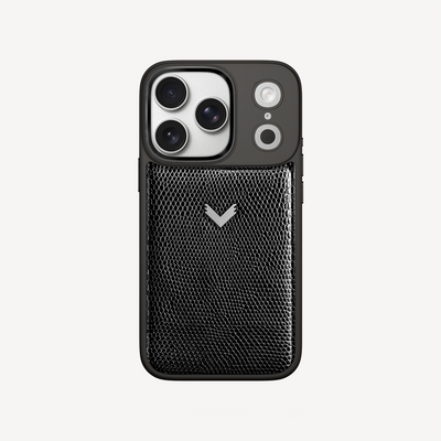 Husa Telefon iPhone 17 Pro, Piele Vitel, Textura Lizard
