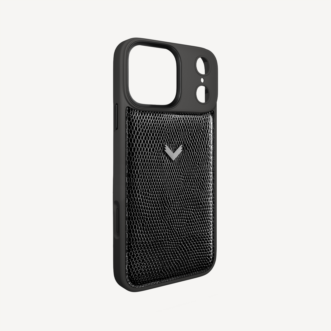 Husa Telefon iPhone 17 Pro, Piele Vitel, Textura Lizard