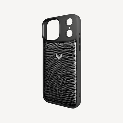Husa Telefon iPhone 17 Pro, Piele Vitel, Textura Lizard
