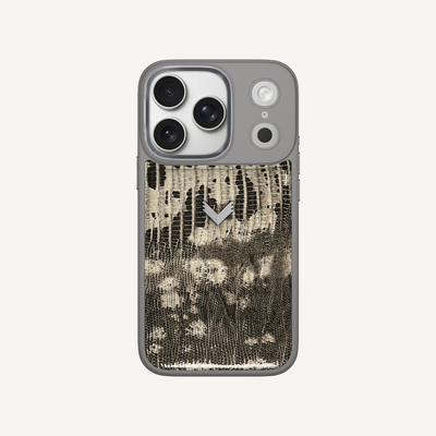 Husa Telefon iPhone 17 Pro, Piele Vitel, Textura Lizard