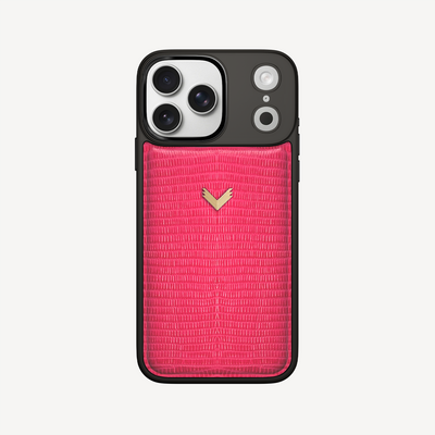 Husa Telefon iPhone 17 Pro Max, Piele Vitel, Textura Lizard