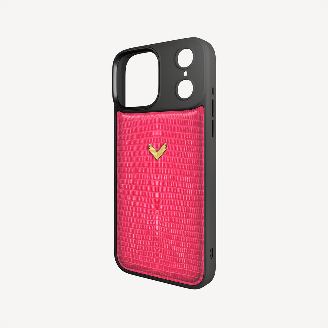 Husa Telefon iPhone 17 Pro Max, Piele Vitel, Textura Lizard
