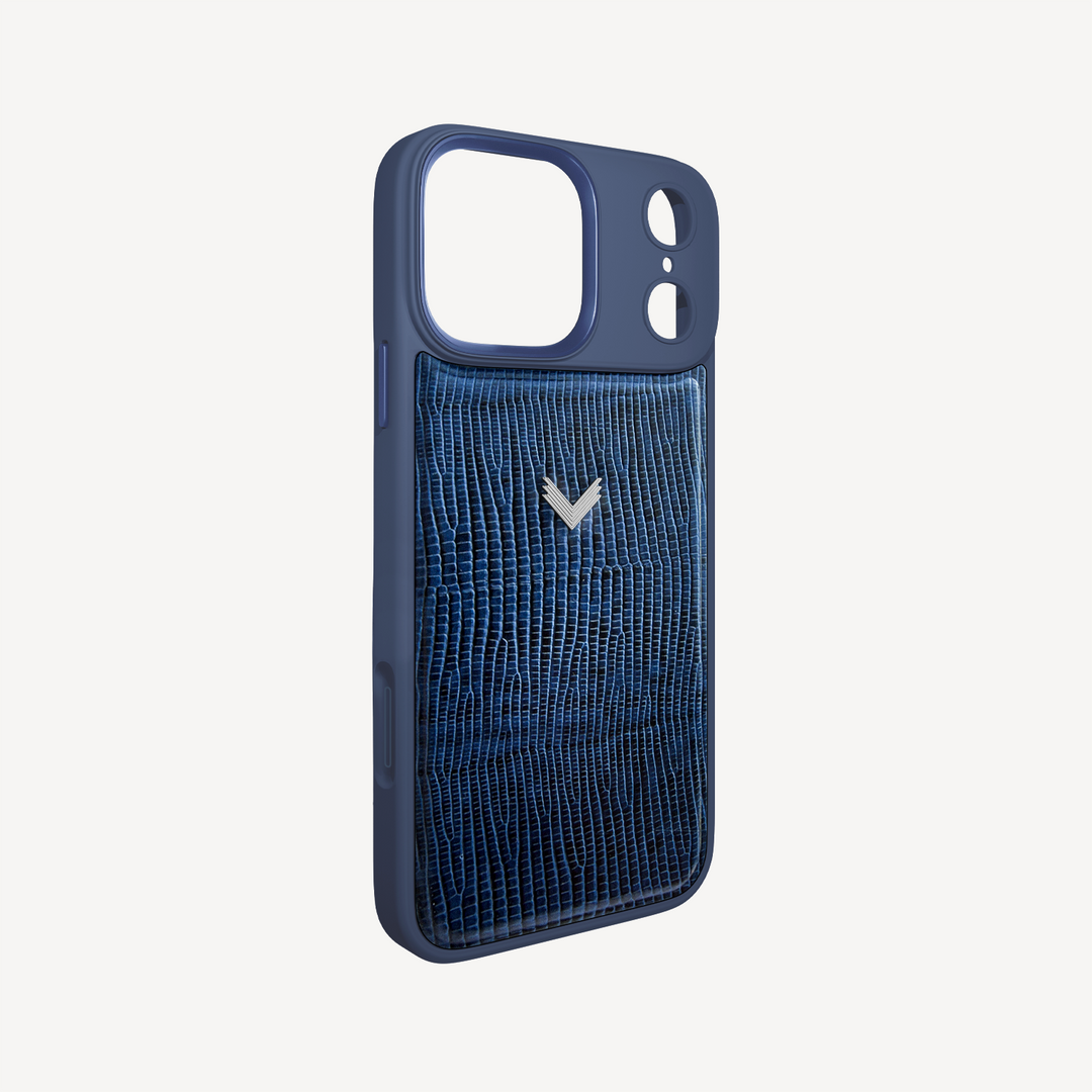 Husa Telefon iPhone 18 Pro Max, Piele Vitel, Textura Lizard