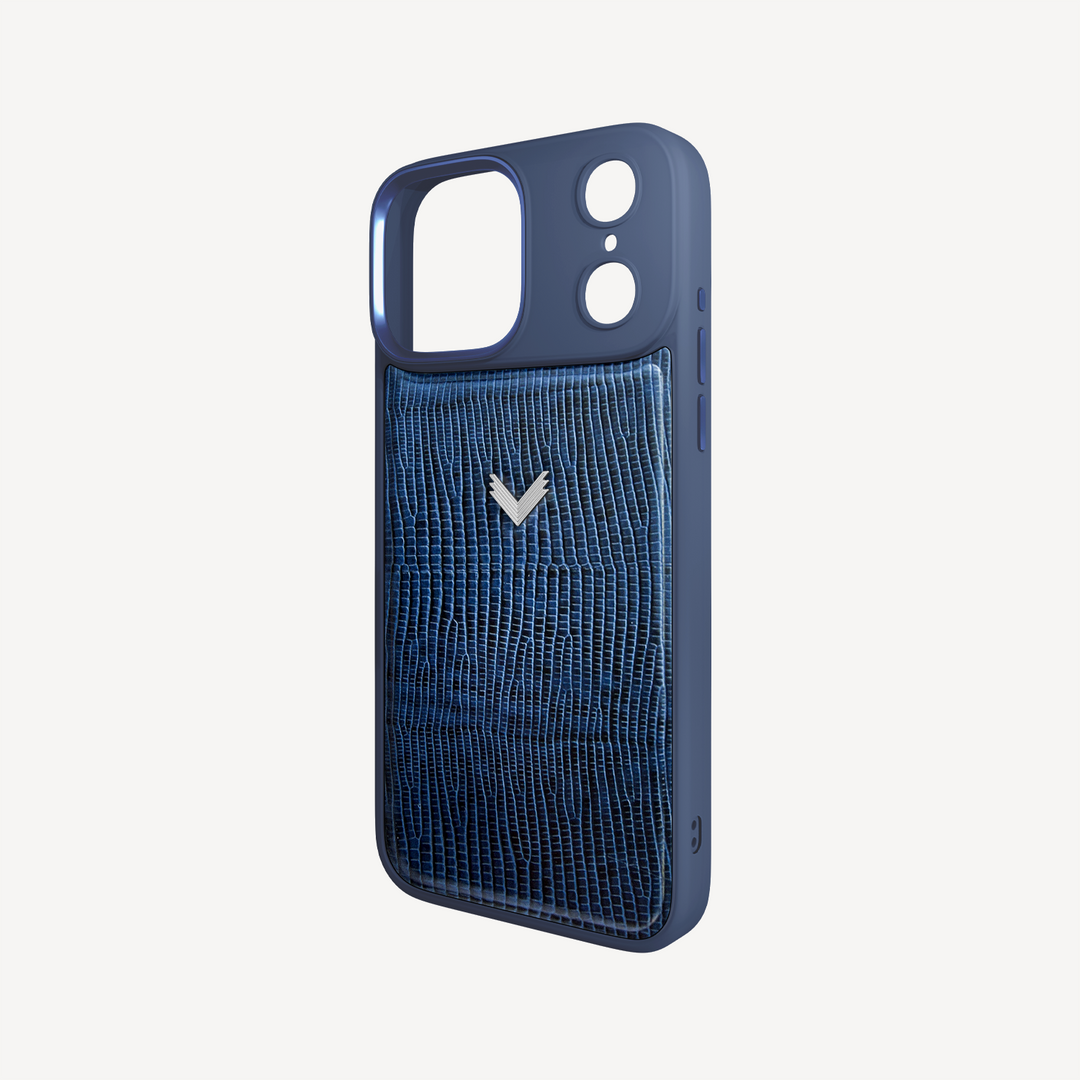 Husa Telefon iPhone 18 Pro Max, Piele Vitel, Textura Lizard