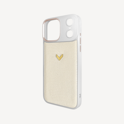 Husa Telefon iPhone 18 Pro, Piele Vitel, Textura Lizard
