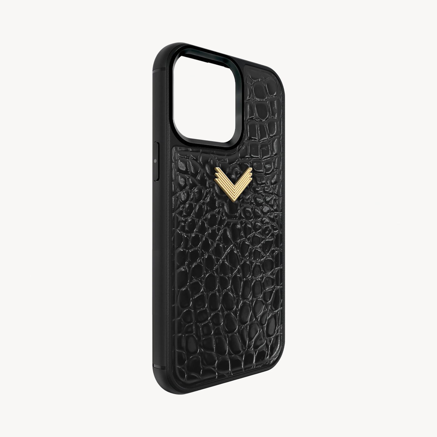Husa Telefon iPhone 14 Pro, Piele Vitel, Textura Crocodil