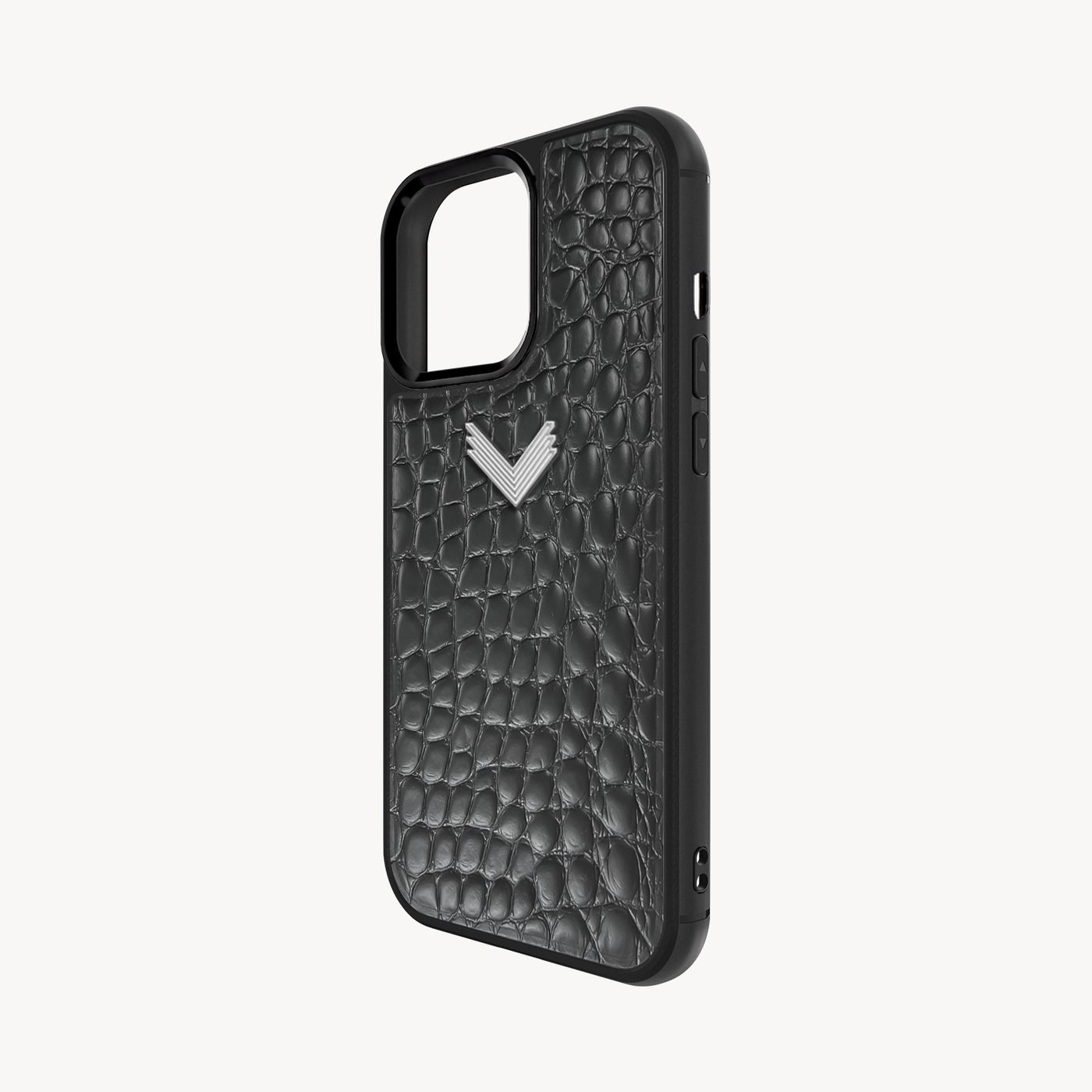 Husa Telefon iPhone 14 Pro, Piele Vitel, Textura Crocodil