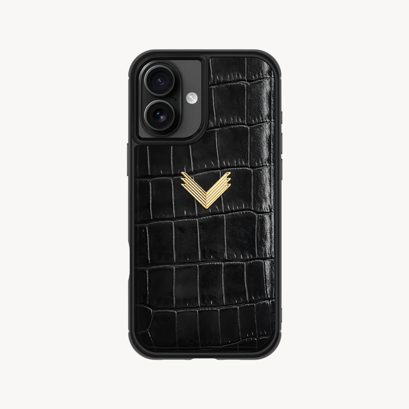 Husa Telefon iPhone 17, Piele Vitel, Textura Crocodil