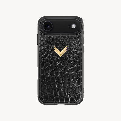 Husa Telefon iPhone Air, Piele Vitel, Textura Crocodil