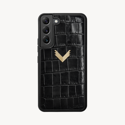 Husa Telefon Samsung S21 Plus, Piele Vitel, Textura Crocodil