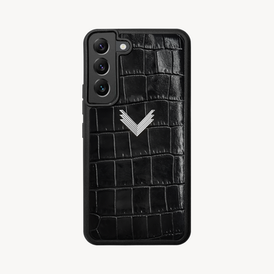Husa Telefon Samsung S21 Plus, Piele Vitel, Textura Crocodil