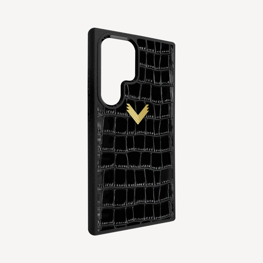 Husa Telefon Samsung S24 Ultra, Piele Vitel, Textura Crocodil