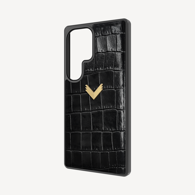 Husa Telefon Samsung S23 Ultra, Piele Vitel, Textura Crocodil