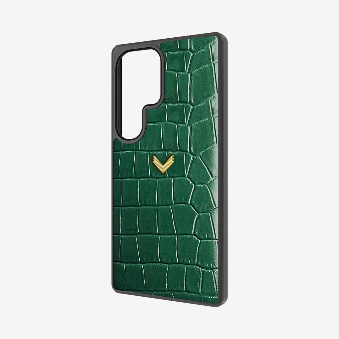 Husa Telefon Samsung S25 Ultra, Piele Vitel, Textura Crocodil