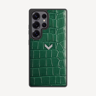 Husa Telefon Samsung S25 Ultra, Piele Vitel, Textura Crocodil