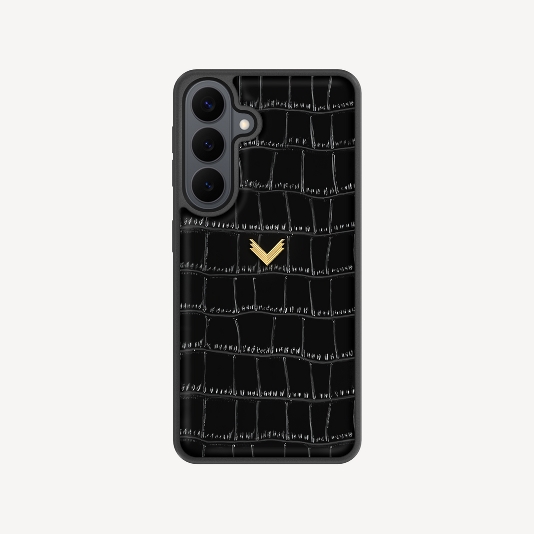 Husa Telefon Samsung S26 Plus, Piele Vitel, Textura Crocodil