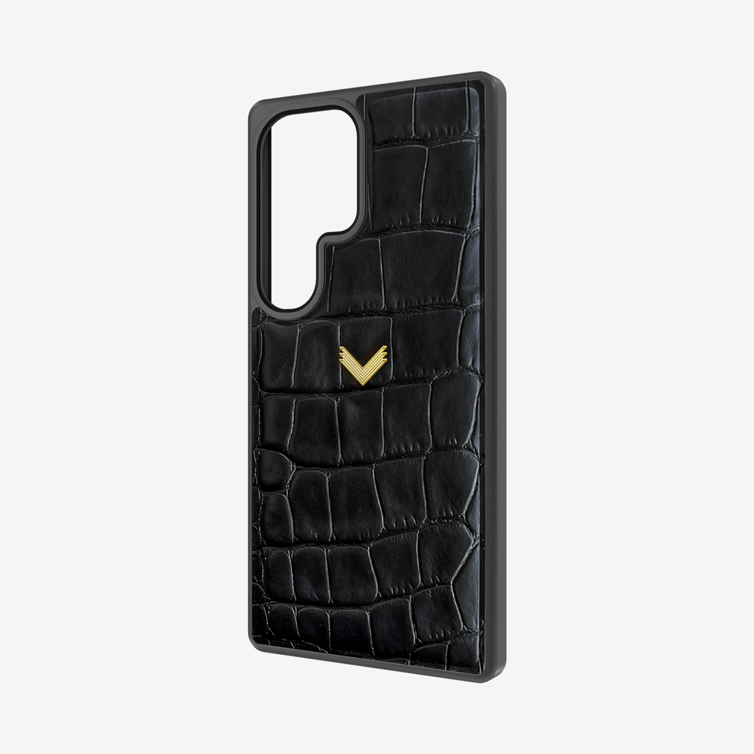 Husa Telefon Samsung S26 Ultra, Piele Vitel, Textura Crocodil