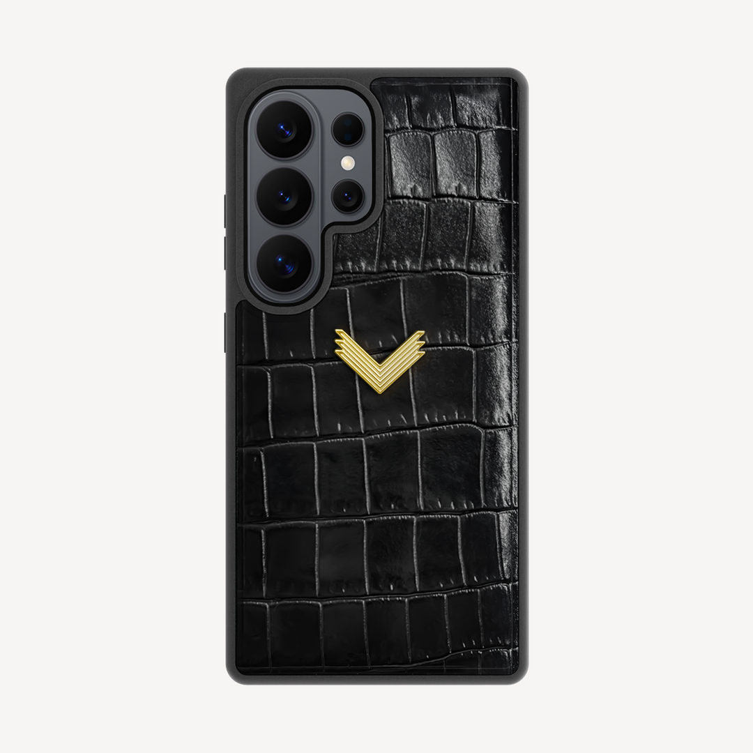 Husa Telefon Samsung S26 Ultra, Piele Vitel, Textura Crocodil