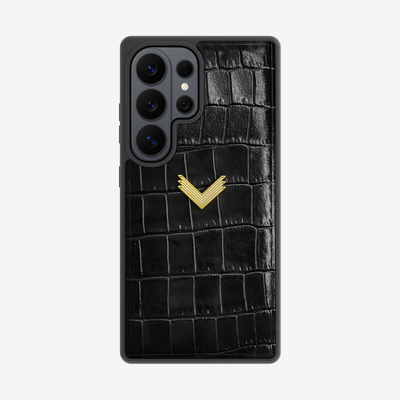 Husa Telefon Samsung S26 Ultra, Piele Vitel, Textura Crocodil