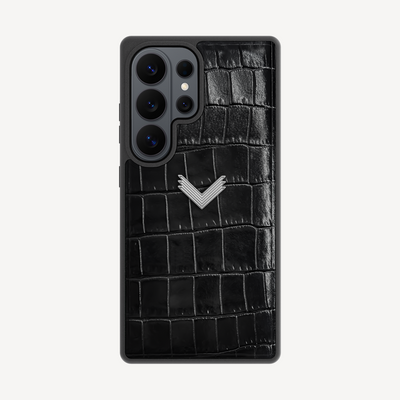 Husa Telefon Samsung S26 Ultra, Piele Vitel, Textura Crocodil