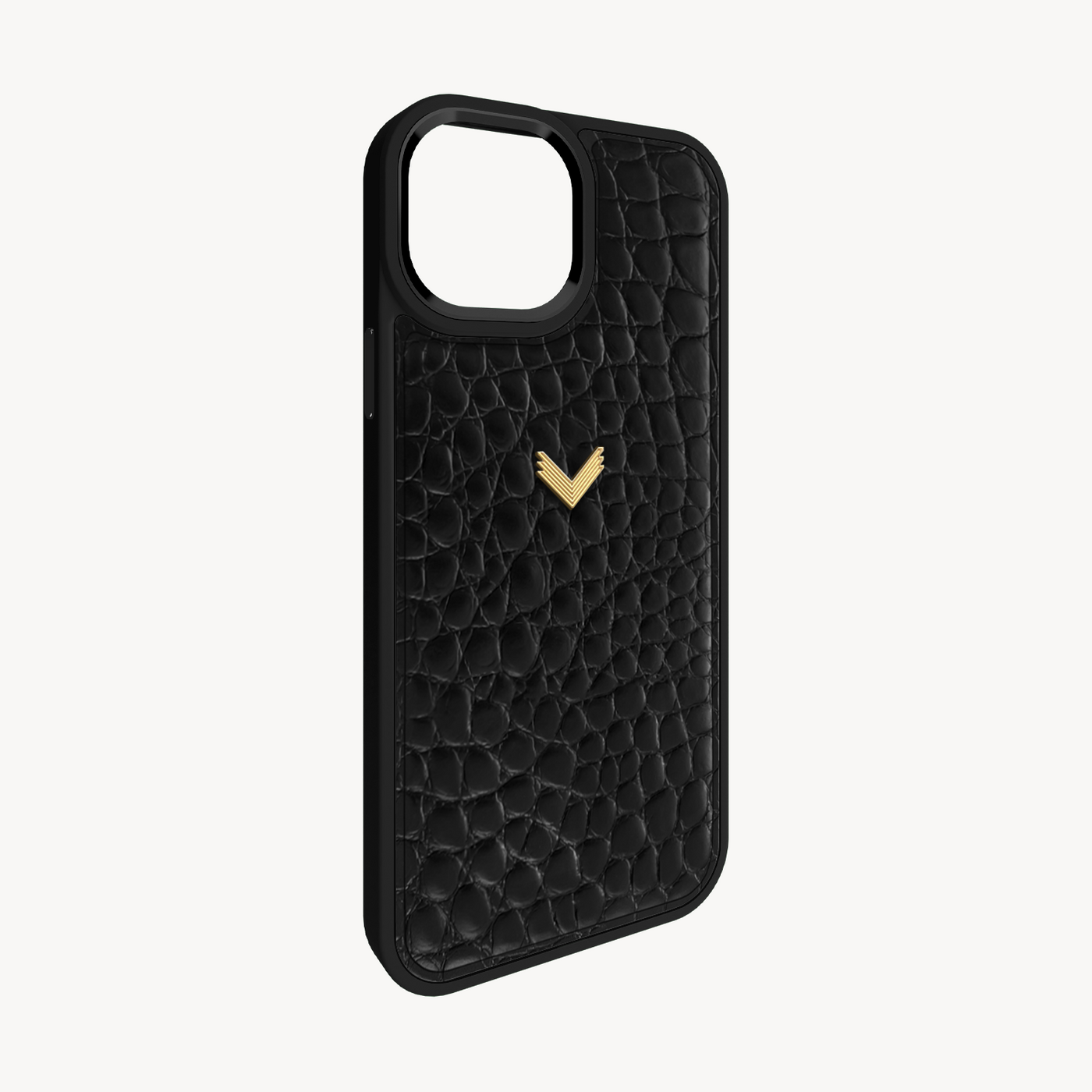 Husa Telefon iPhone 14, Piele Vitel, Textura Crocodil