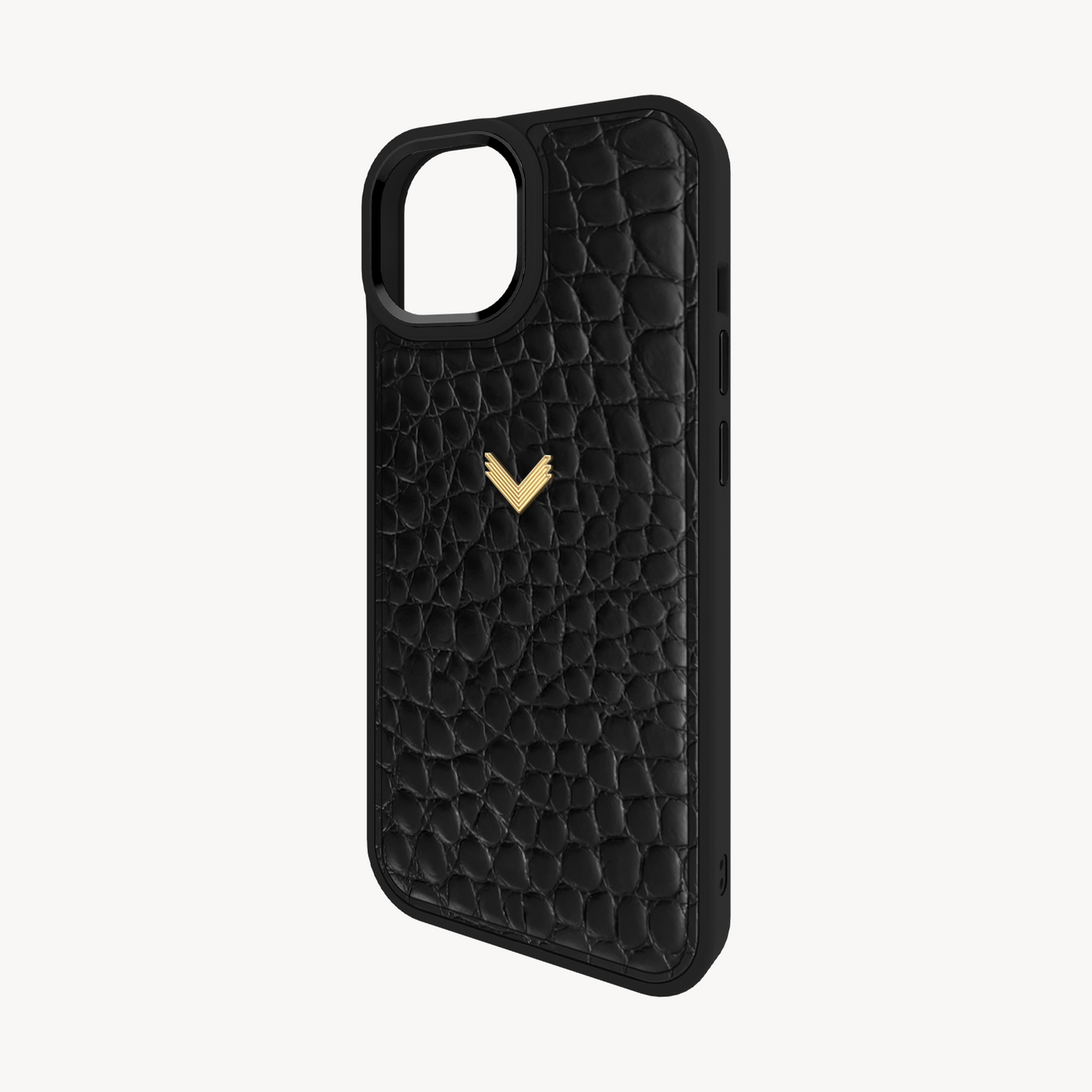 Husa Telefon iPhone 14, Piele Vitel, Textura Crocodil