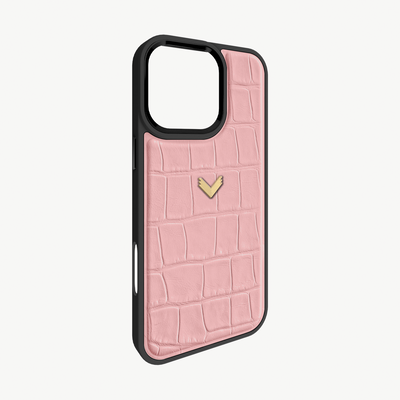 Husa Telefon iPhone 16 Pro Max, Piele Vitel, Textura Crocodil