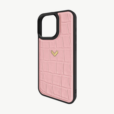 Husa Telefon iPhone 16 Pro Max, Piele Vitel, Textura Crocodil