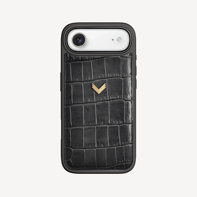 Husa Telefon iPhone Air, Piele Vitel, Textura Crocodil