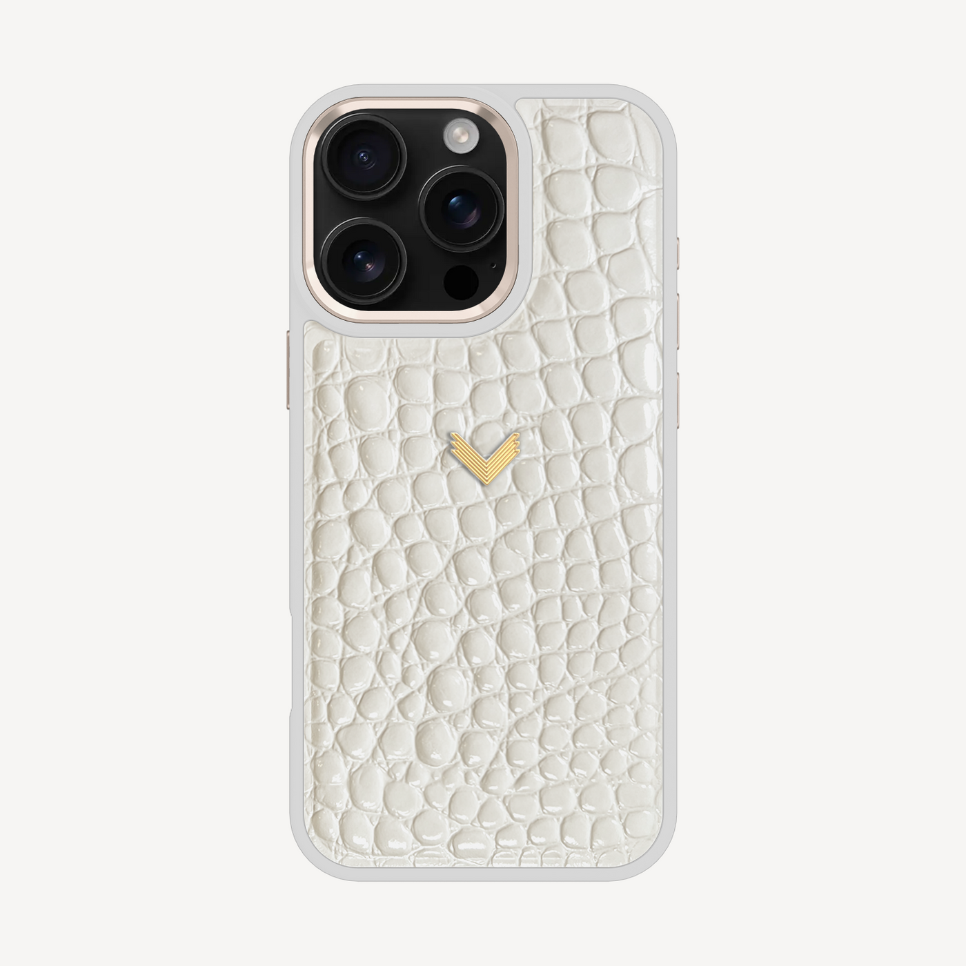 Husa Telefon iPhone 16 Pro, Piele Vitel, Textura Crocodil