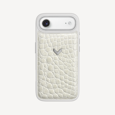 Husa Telefon iPhone Air, Piele Vitel, Textura Crocodil