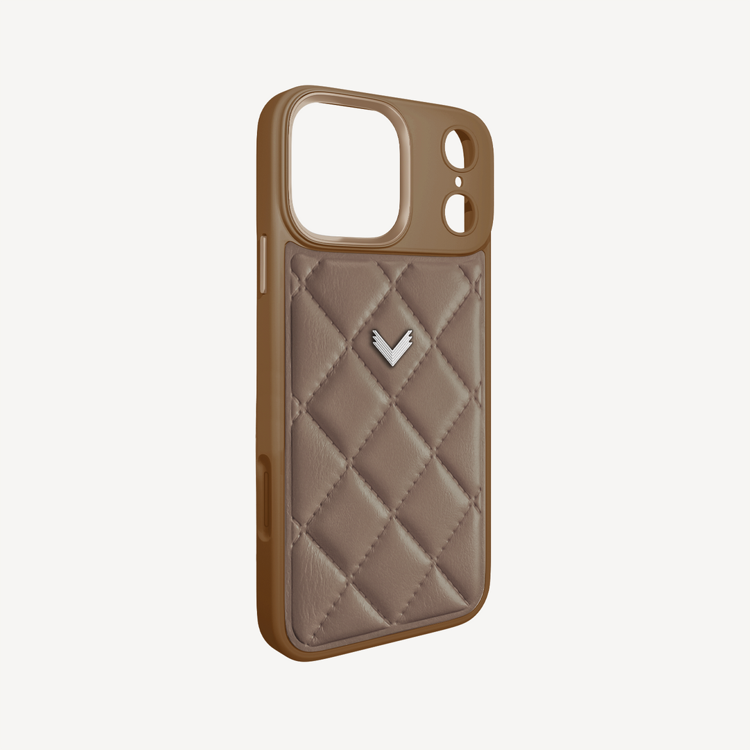 Husa Telefon iPhone 17 Pro Max, Piele Vitel